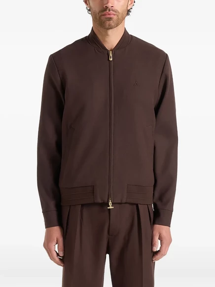 Куртка-бомбер Manière De Voir, сшитая на заказ в саамском стиле brown