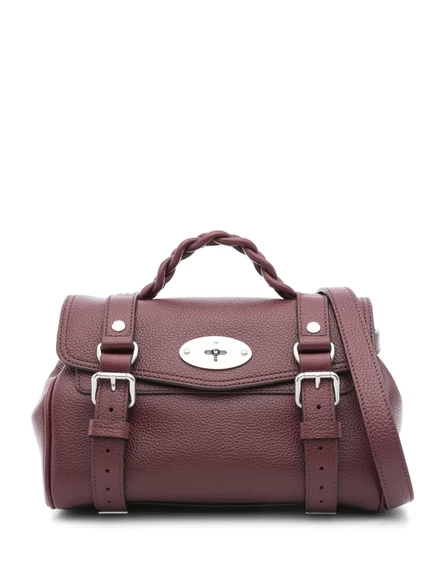 Женская мини-сумка Mulberry Alexa, темно-красная