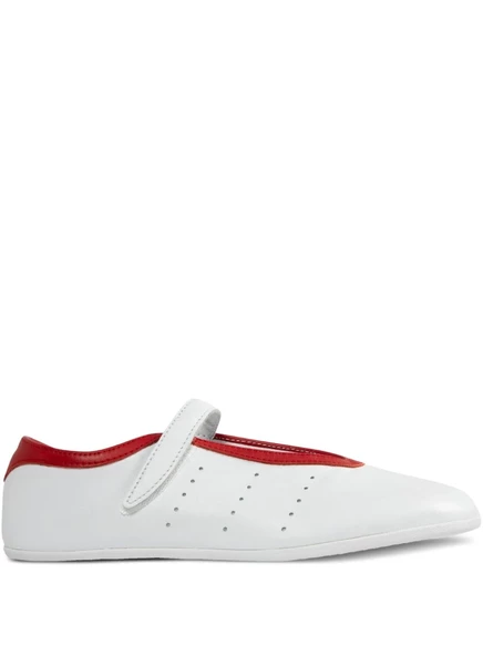 Женские кожаные балетки Adidas Stan Smith, белые