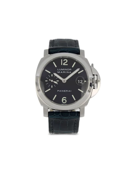 Мужские часы Panerai Luminor Marina 40 мм б/у, черные