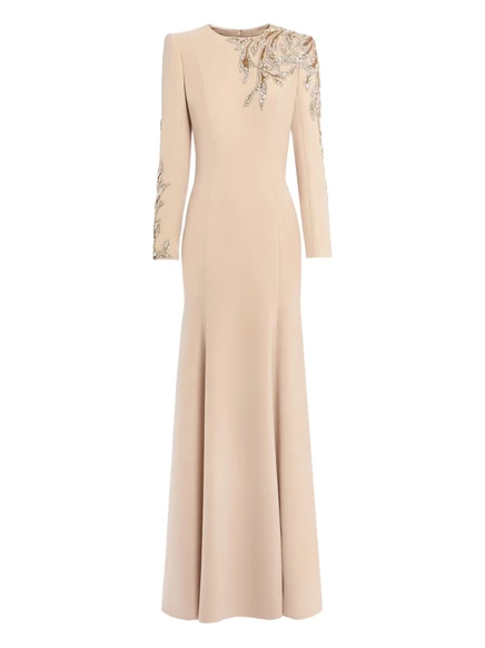 Женское вечернее платье Jenny Packham Honor, бежевое
