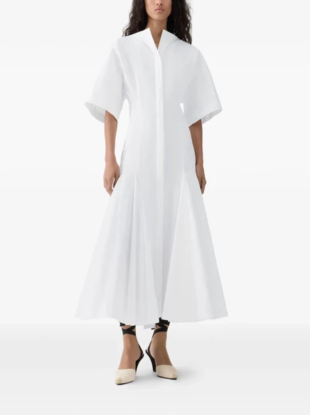 Женское миди‑платье Jacquemus Moisson хлопковое, белое