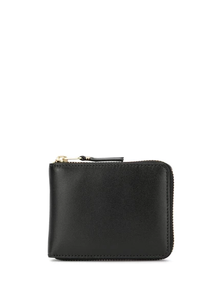 Кошелек Comme Des Garçons из кожи на молнии black