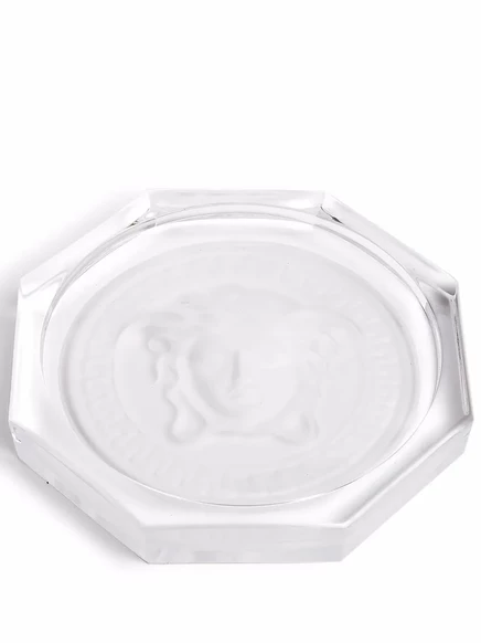 Подставка под стакан Versace Medusa Lumiere, белая
