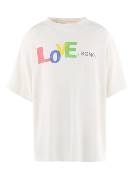 Мужская футболка SAINT Mxxxxxx Love song, белая