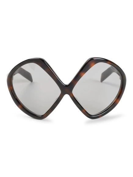 Солнцезащитные очки для подиума Prada Eyewear brown