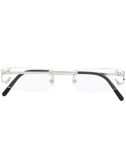 Очки Cartier CT0092O 002 безободковые титановые, серебристые