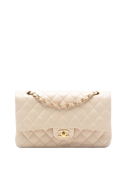Женская сумка CHANEL Classic Double Flap, коричневая