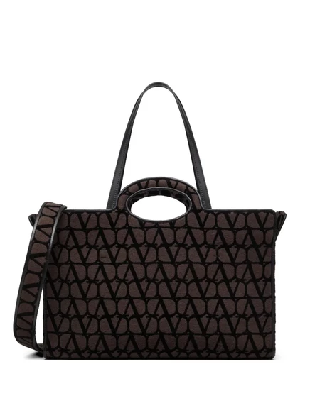 Мужская сумка Valentino Garavani Monogram, коричневая