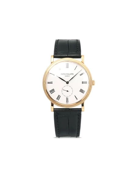 Часы Patek Philippe Calatrava 36 мм розовое золото, белый
