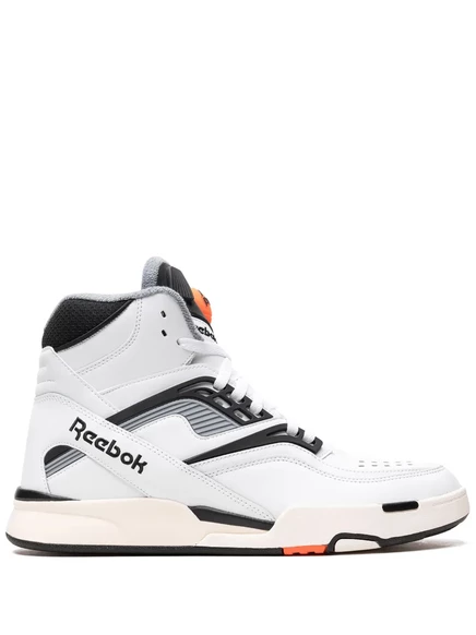 Унисекс высокие кроссовки Reebok Pump, бело-черные