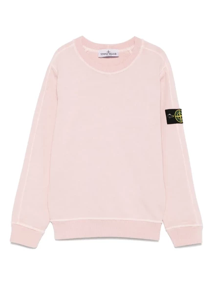 Толстовка для мальчиков Stone Island Compass, розовая