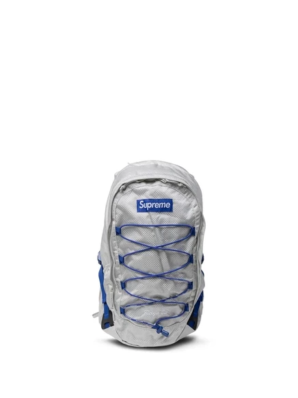 Унисекс рюкзак Supreme с логотипом, серый