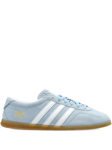 Женские кеды Adidas Gazelle замшевые, голубые
