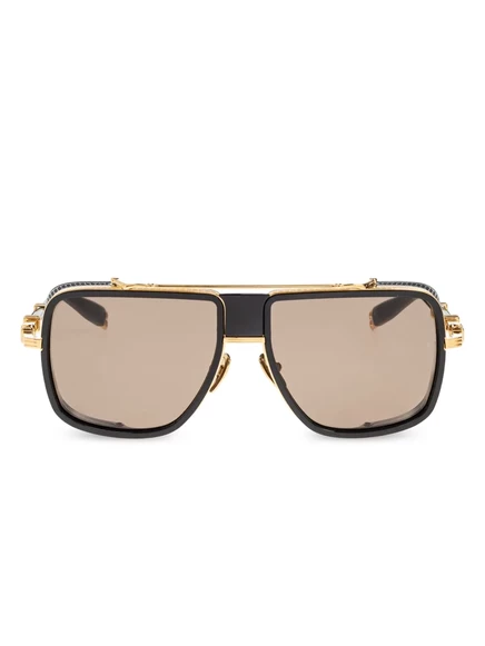 Унисекс солнцезащитные очки Balmain Eyewear O.R., золотые