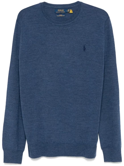 Свитер Polo Ralph Lauren с вышитым пони-поло blue