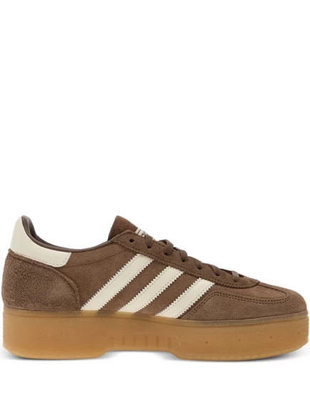 Женские кеды Adidas Handball Spezial замшевые, коричневые