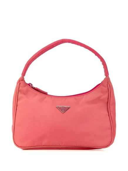Сумка через плечо Tessuto, бывшая в употреблении у Prada в 2000-2013 годах pink