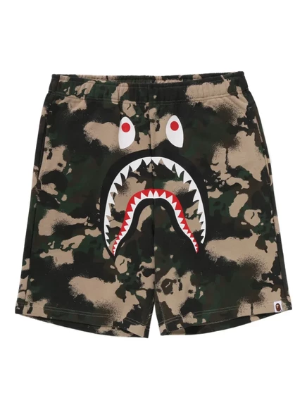 Шорты с камуфляжным принтом BATHING APE® для купания green