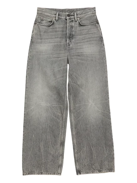 Джинсы Acne Studios 1981 с логотипом, серые