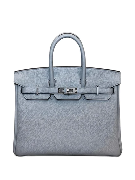 Сумка-тоут HermsPre-Owned Birkin 25, серая