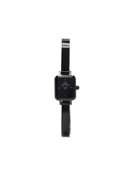 Женские часы Daniel Wellington Quadro Mini 18 мм, черные