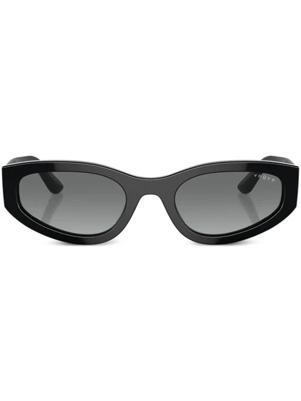 Женские солнцезащитные очки Vogue Eyewear овальные, черные