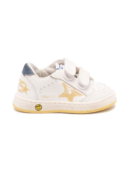 Кроссовки для мальчиков Golden Goose Kids Ball Star, белые