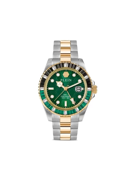 Мужские часы Philipp Plein GMT‑I 44 мм, зелёный