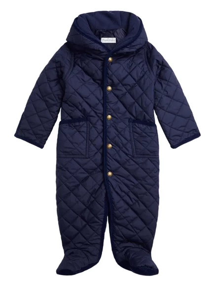 Детский конверт Polo Ralph Lauren Kids Barn Bunting утепленный, темно-синий