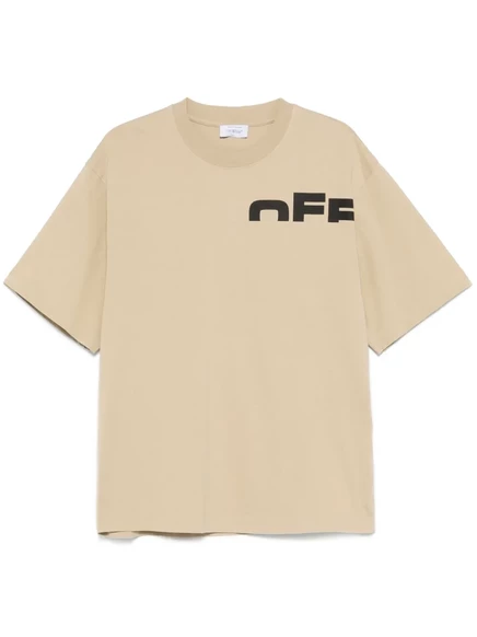 Белоснежная футболка с общим логотипом