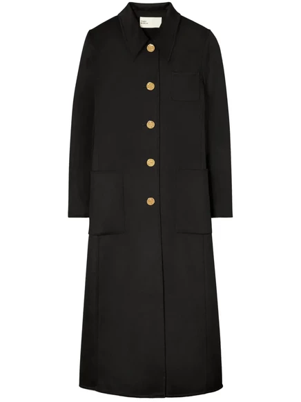Женское шерстяное пальто Tory Burch, черное