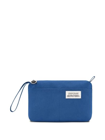 Женский клатч Longchamp Le Pliage на молнии, синий