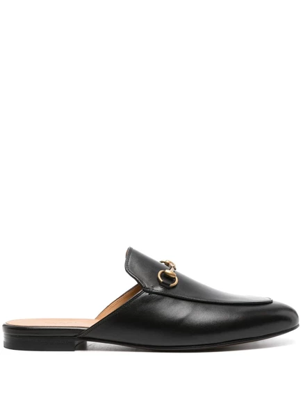 Женские мюли Gucci Princetown с декором Horsebit, черные