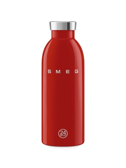 Термобутылка Smeg x 24Bottles Clima 500 мл с логотипом, красная