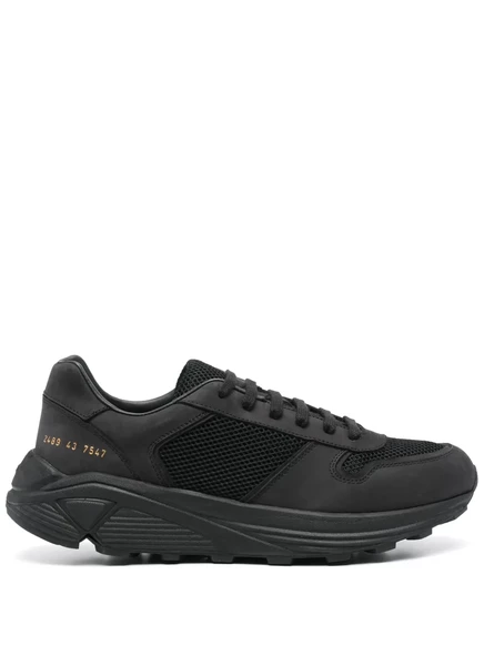 Мужские кожаные кроссовки Common Projects, черные