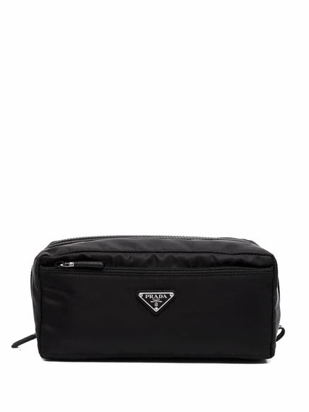 Несессер Prada Re-Nylon из переработанного нейлона, черный