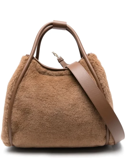 Плюшевая сумка Max Mara brown