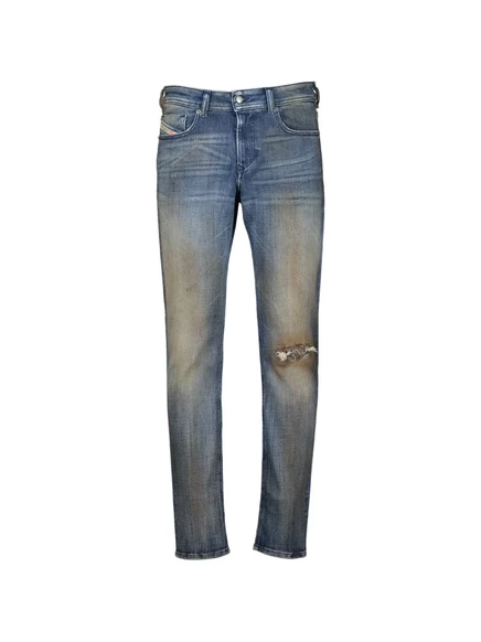 Мужские джинсы Diesel D-Sleenker 1979, зауженные, синие