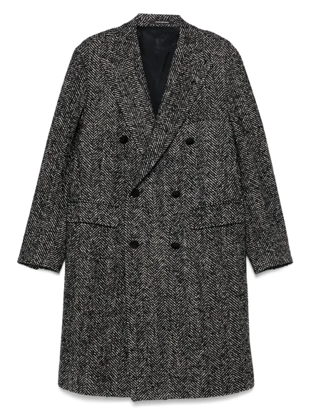 Мужское двубортное пальто Tagliatore, черное