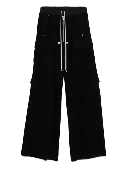 Мужские брюки Rick Owens Bella карго на молнии, черные