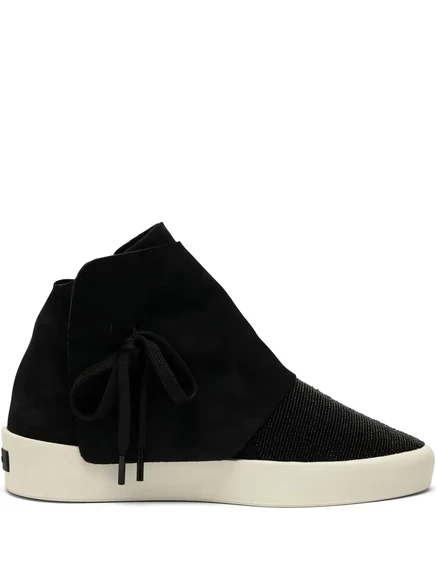 Мужские высокие кроссовки Fear of God с бисером, черные