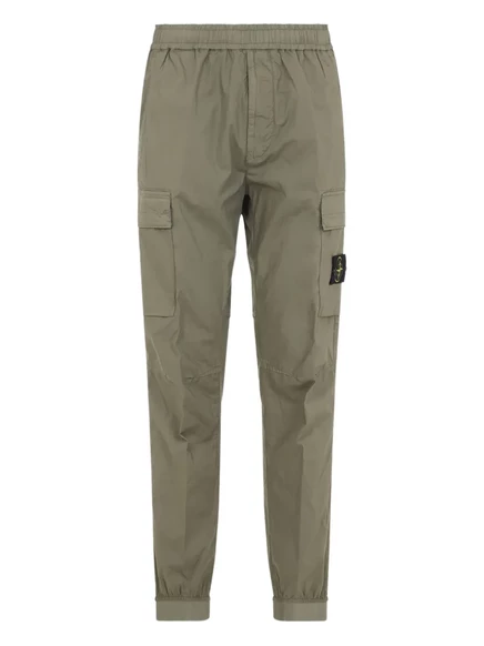 Мужские карго-штаны Stone Island с манжетами, хаки