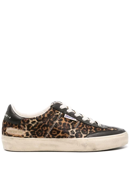 Женские кроссовки Golden Goose Soul Star, коричневые