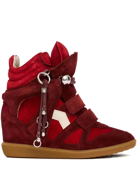 Женские кроссовки Isabel Marant Bekett 50mm, красные