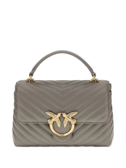 Сумка-тоут PINKO Classic Lady Love grey