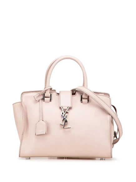 Детская кожаная сумка Monogram Downtown Cabas из коллекции Saint Laurent, бывшая в употреблении в 2017 году