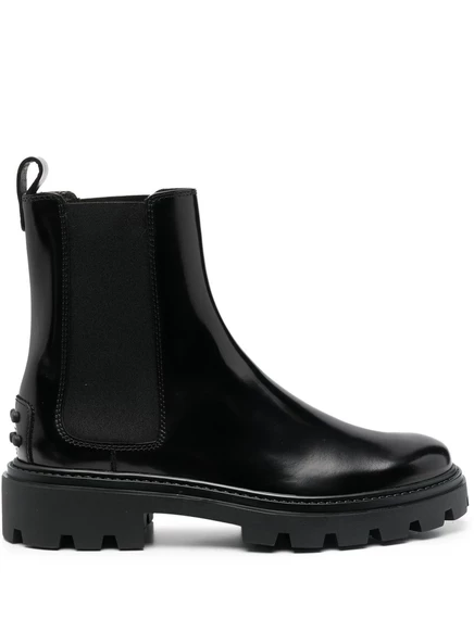 Женские челси Tod's с заклёпками, чёрные