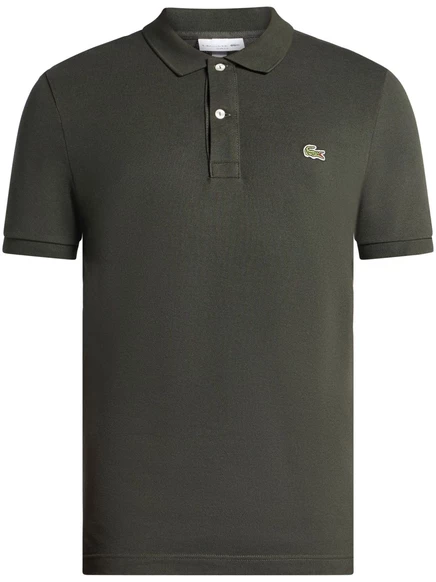 Мужское поло Lacoste Original хлопковое, хаки
