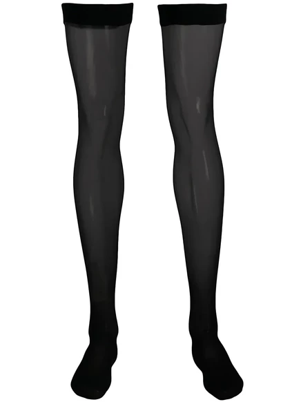 Женские самодержущиеся чулки Wolford Individual10, черные